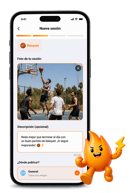 Pantalla Captura tu sesión de rowi